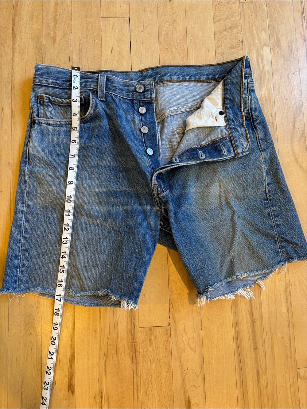 Vintage Levi’s 501 shorts with button fly